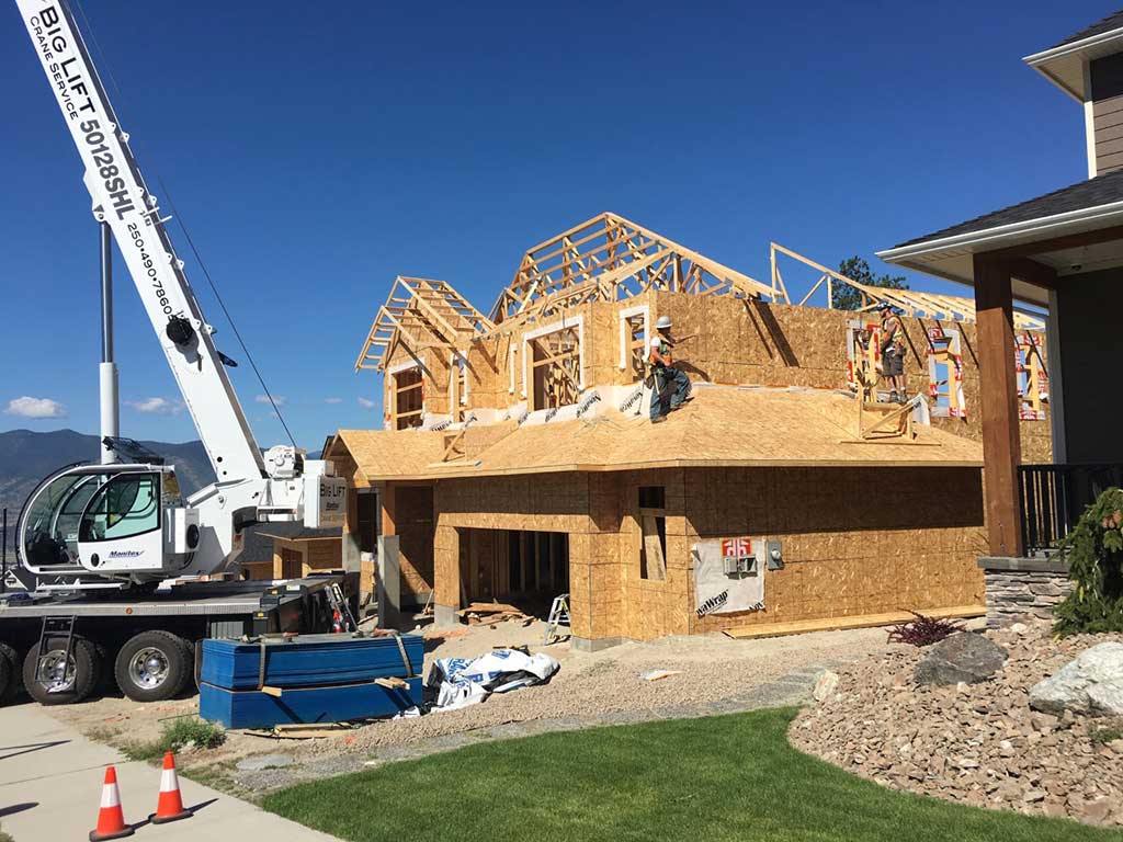 Shawn Derbyshire Home under construction Shawn Derbyshire Home under construction